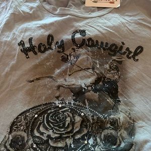 NWT Holy Cowgirl Brave Bohemian TShirt, Size XL